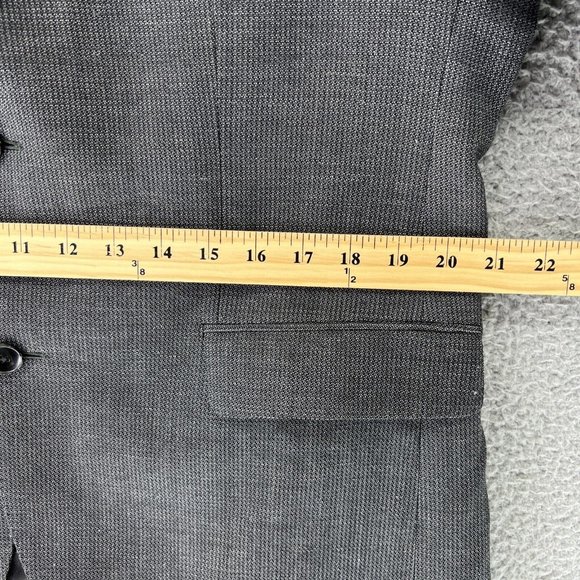 Hugo Boss Mens Wool Linen Blazer‎ 2-Button Sports Coat Jacket 44R BIELLA - Picture 10 of 14